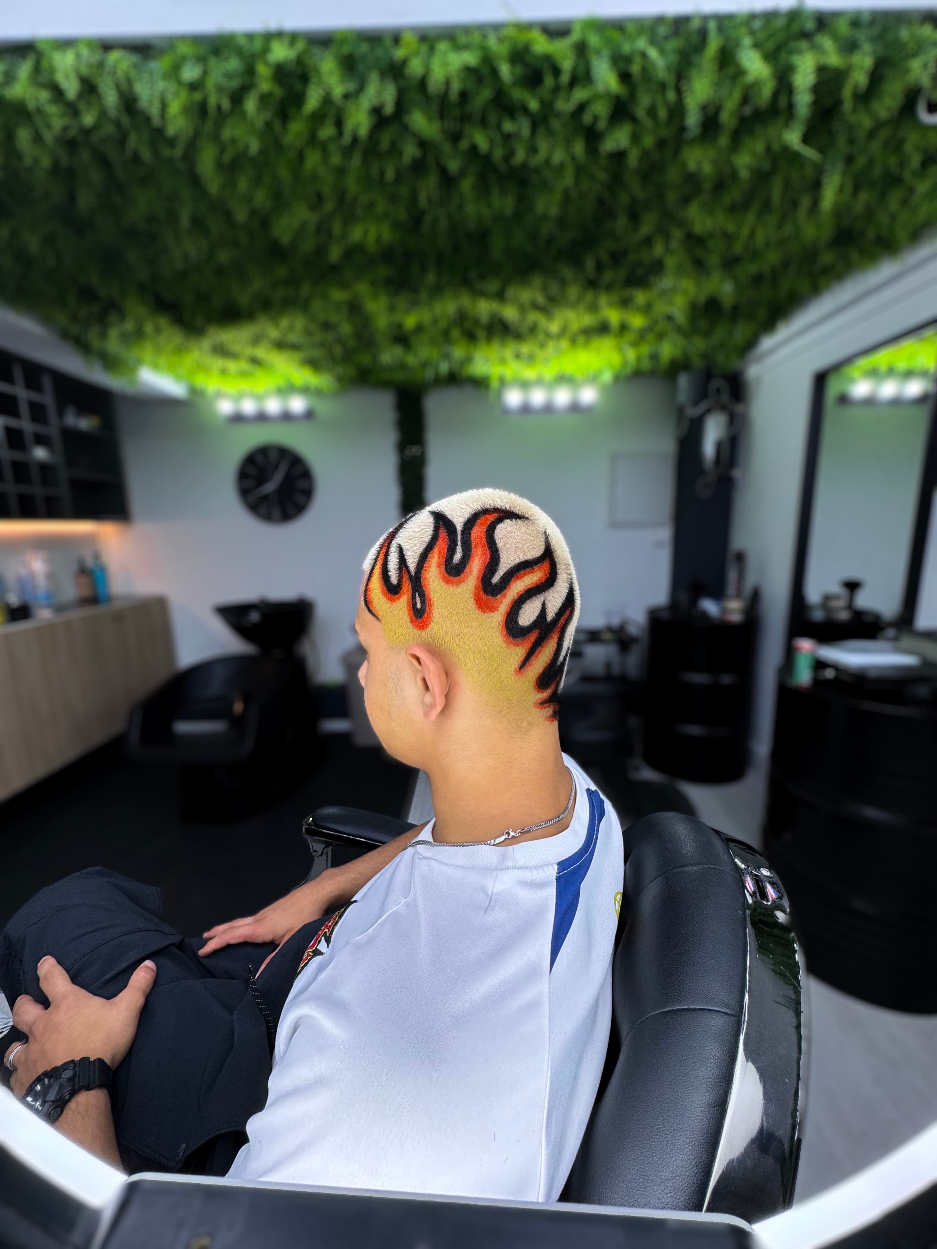 Classic men's haircut at Los Santos Barbershop, Cyprus